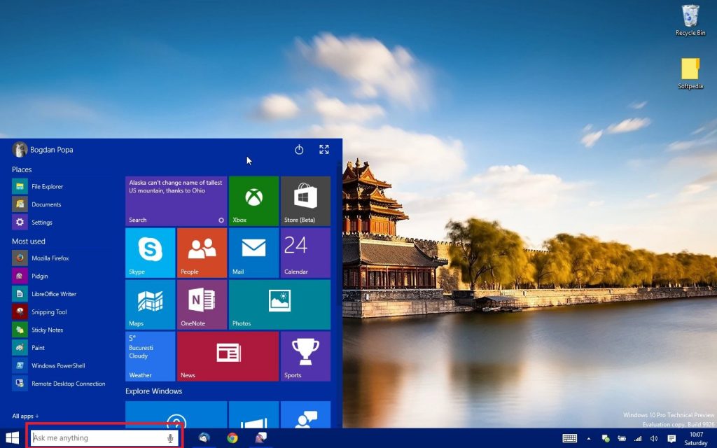 windows 10 arama ekranı resim 3