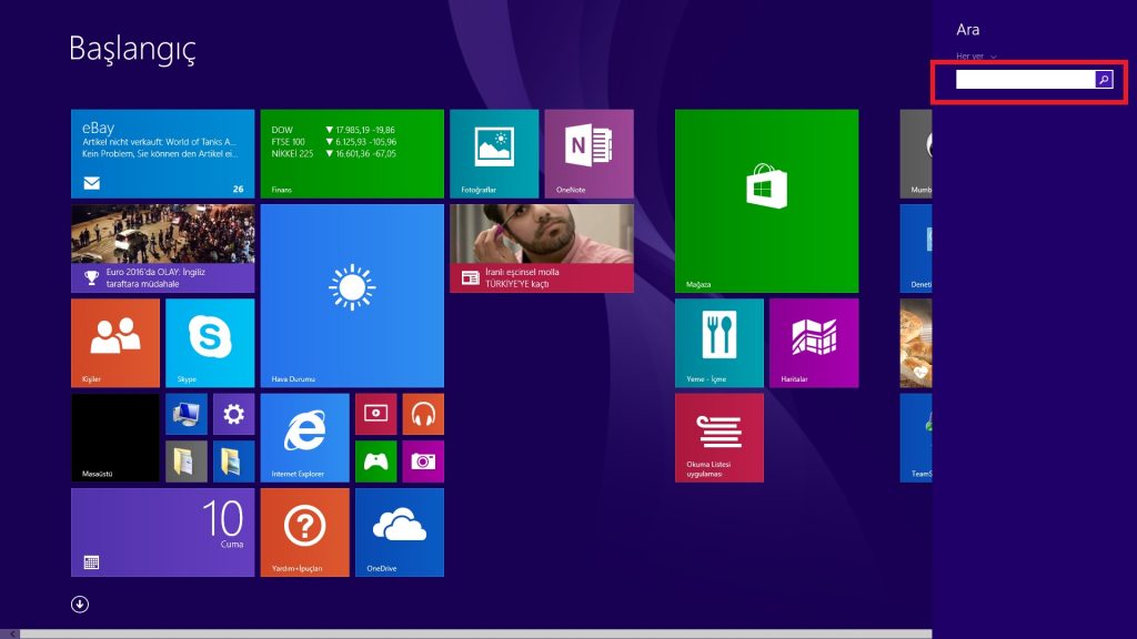 windows 8 arama resim 2