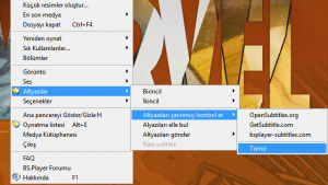 BS Player ile Filmlere Altyazı Nasıl Bulunur 2