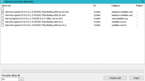 BS Player ile Filmlere Altyazı Nasıl Bulunur 3