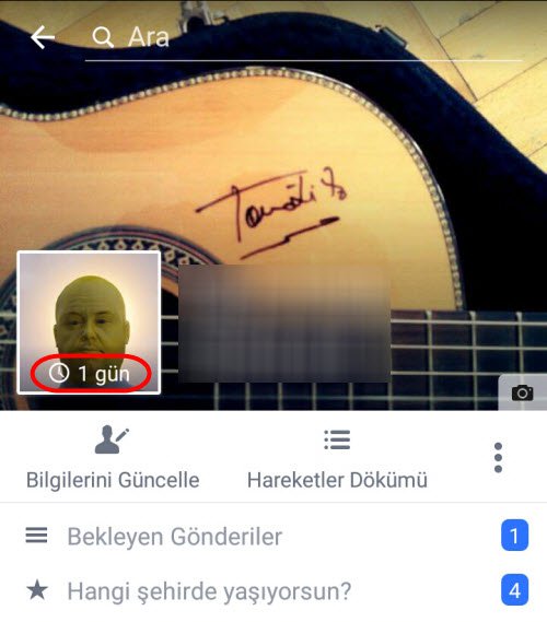 Facebook Geçici Profil Resmi Nasıl Ayarlanır 5