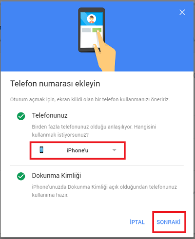 Google'a Şifre Kullanmadan Telefonla Nasıl Giriş Yapılır 4