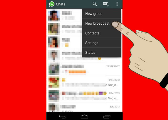 WhatsApp ile Toplu Mesaj Gönderme işlemi Nasıl Yapılır 3