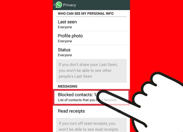 Whatsapp Kişileri Nasıl Engellenir 3