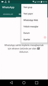 Whatsapp Uygulamasında Durum Güncellemesi Nasıl Yapılır 1