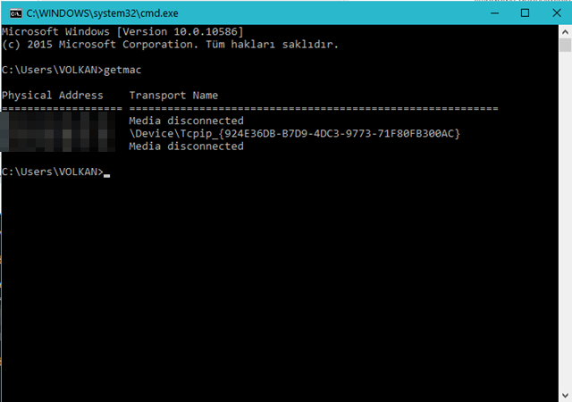 Windows 10 İşletim Sisteminde MAC Adresi Nasıl Değiştirilir 4
