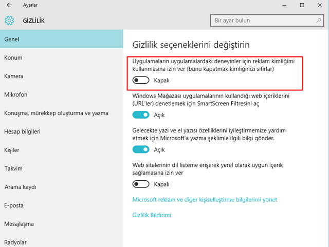 Windows 10'da Devre Dışı Bırakabilecek Özellikler Nelerdir 4