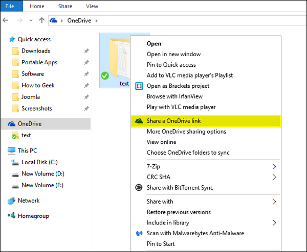 Windows 10'da OneDrive Dosya Paylaşımı Nasıl Yapılır 2