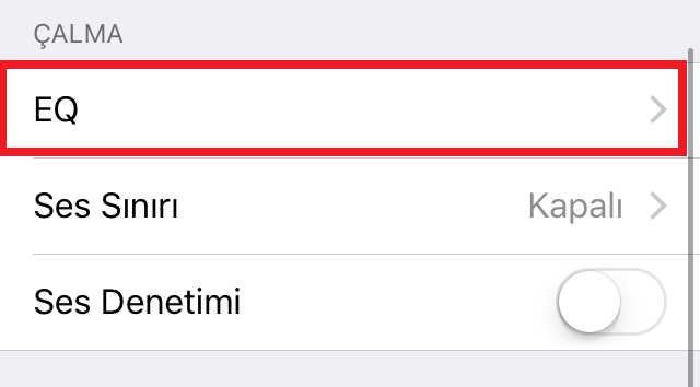 iPhone yada iPad'de Kulaklık için Bas Ayarı Nasıl Yapılır 2