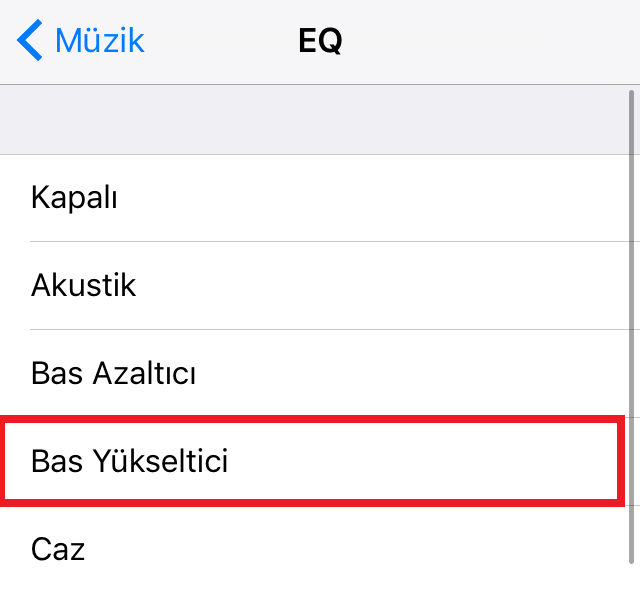 iPhone yada iPad'de Kulaklık için Bas Ayarı Nasıl Yapılır 3