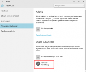 windows10-uzerinden-hesap-nasıl-olusturulur